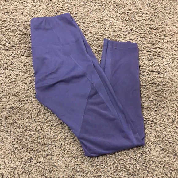 Purple Mesh Leggings - Picture 3 of 3